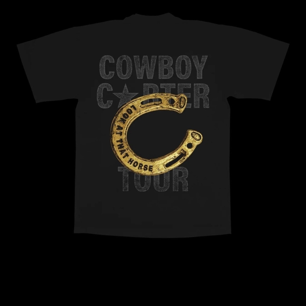 Black Cowboy Carter Chardonneigh T Shirt